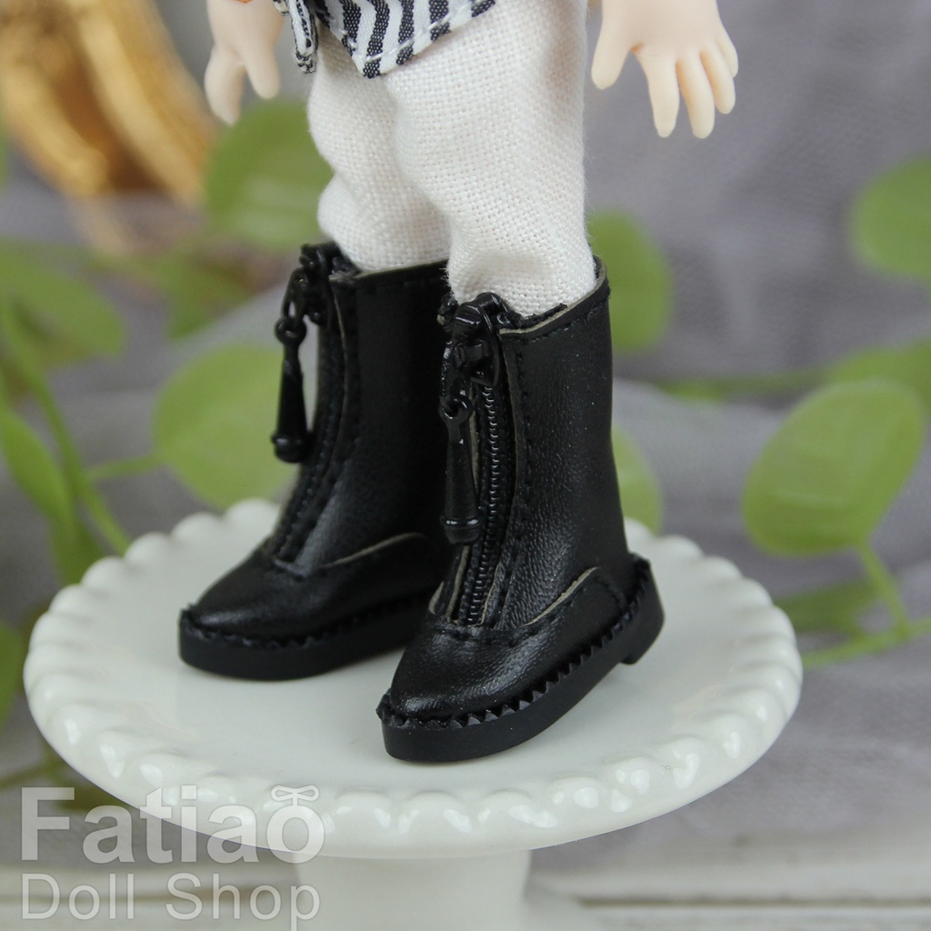 【ジッパーロングブーツ / オビツ11 / 初代リカちゃん / ブライス】Fatiao Doll Shop