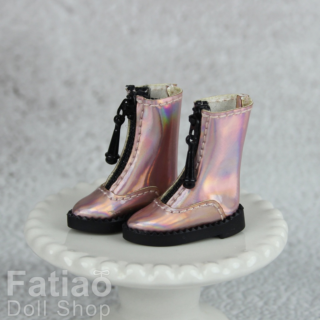 【ジッパーロングブーツ / オビツ11 / 初代リカちゃん / ブライス】Fatiao Doll Shop