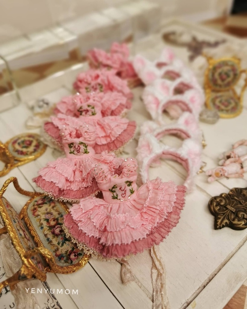 【子猫 ドレス セット / プチブライス】Yenyumom