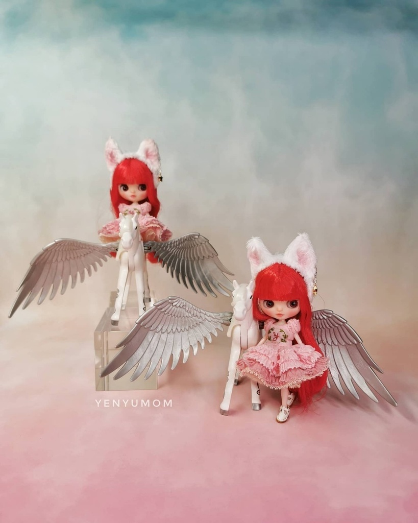 【子猫 ドレス セット / プチブライス】Yenyumom