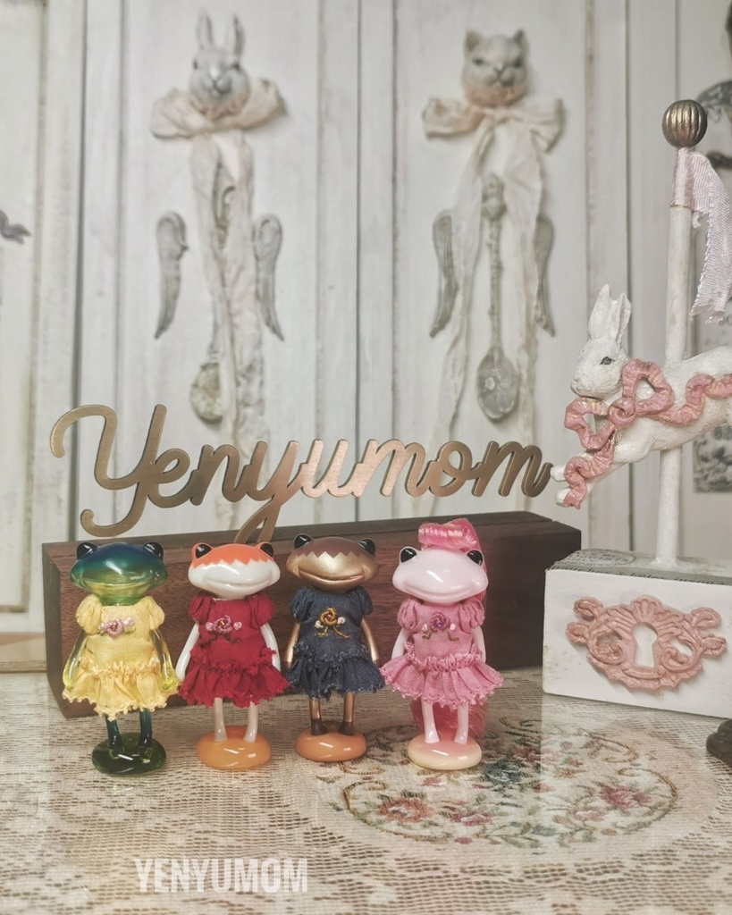 【花の刺繍 ドレス / フォーチュンワンダフレンド】Yenyumom