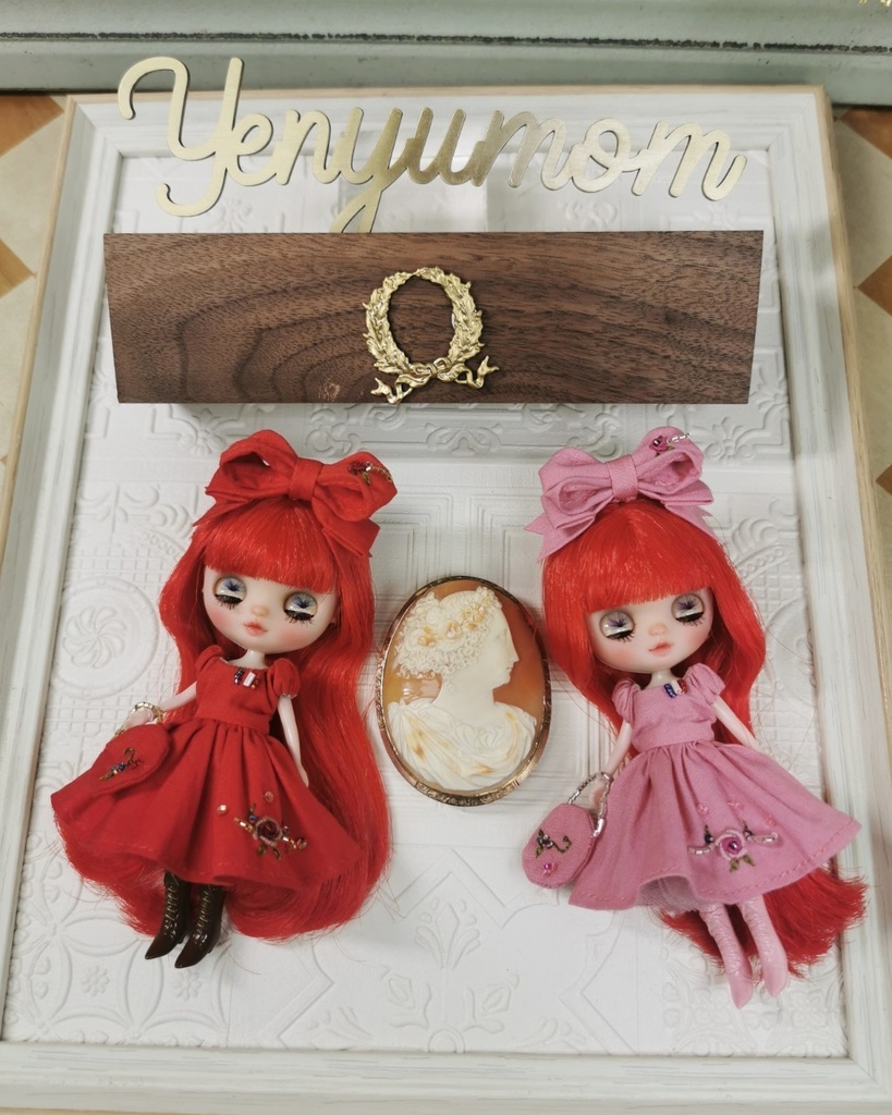 【刺繍ドレスセット / プチブライス】Yenyumom