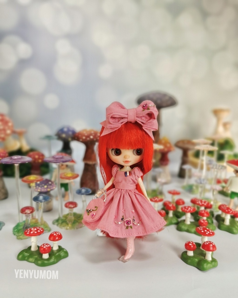【刺繍ドレスセット / プチブライス】Yenyumom