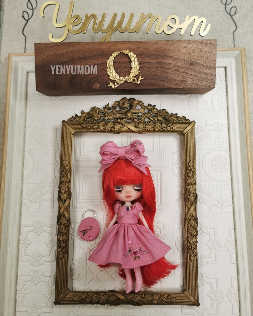 【刺繍ドレスセット / プチブライス】Yenyumom