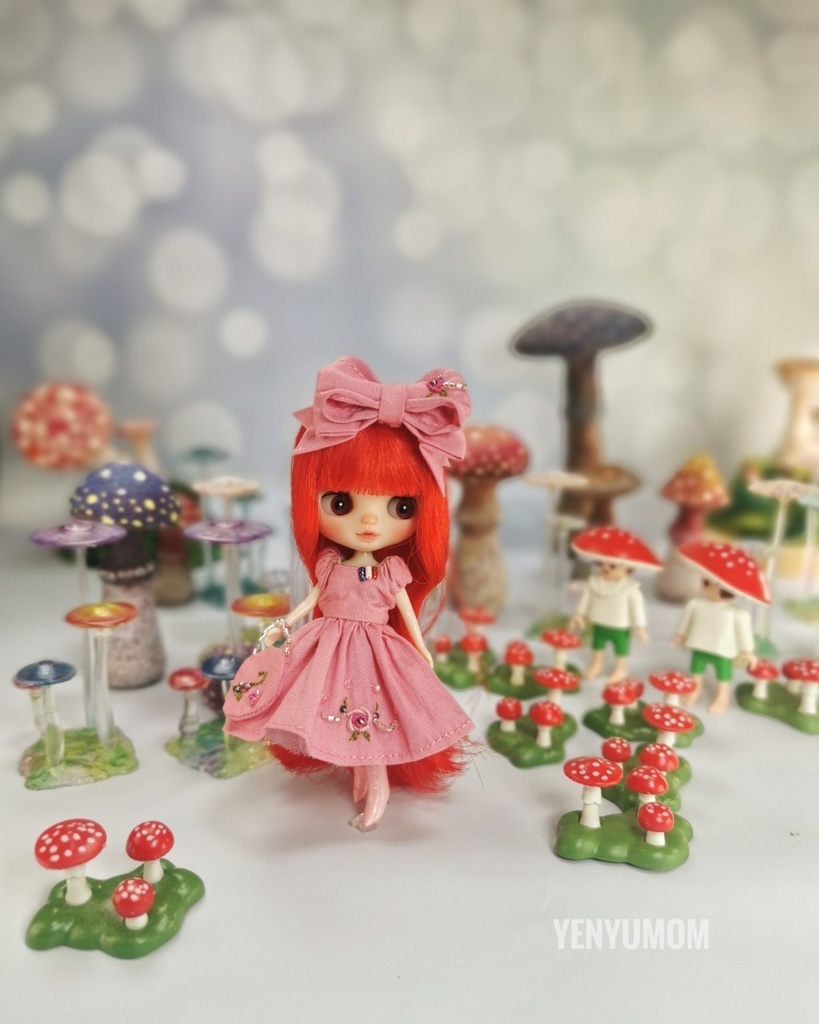 【刺繍ドレスセット / プチブライス】Yenyumom