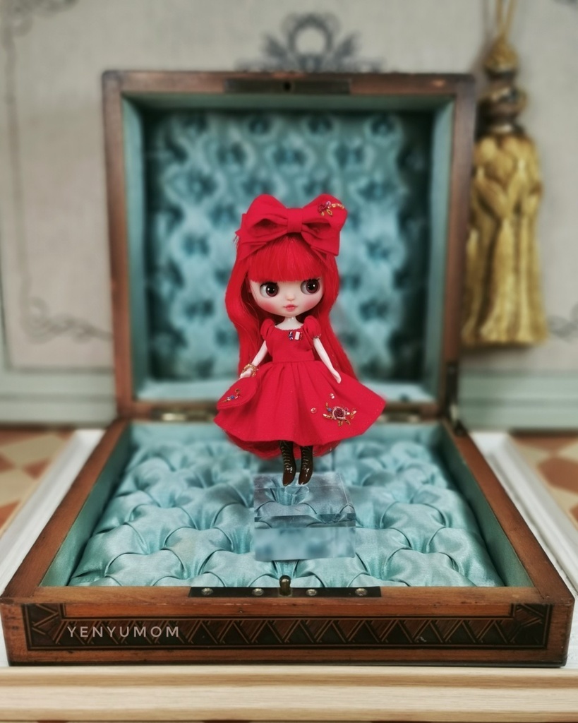 【刺繍ドレスセット / プチブライス】Yenyumom