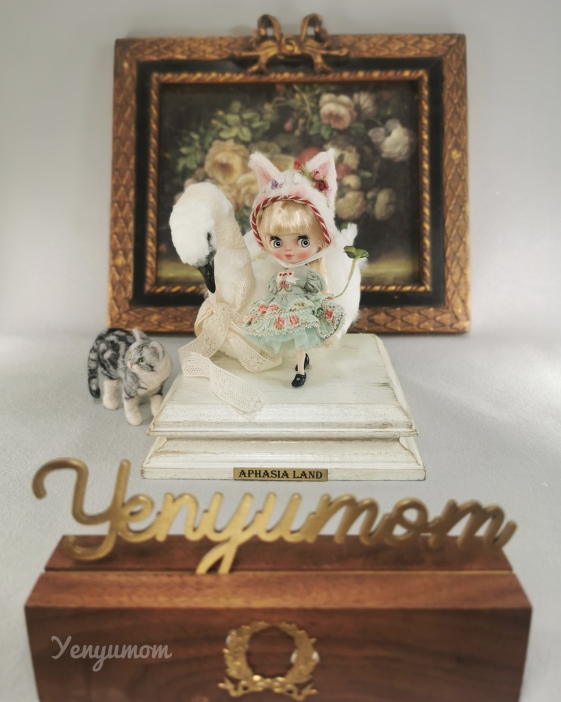 【クローバーキティドレスセット】プチブライス / Yenyumom