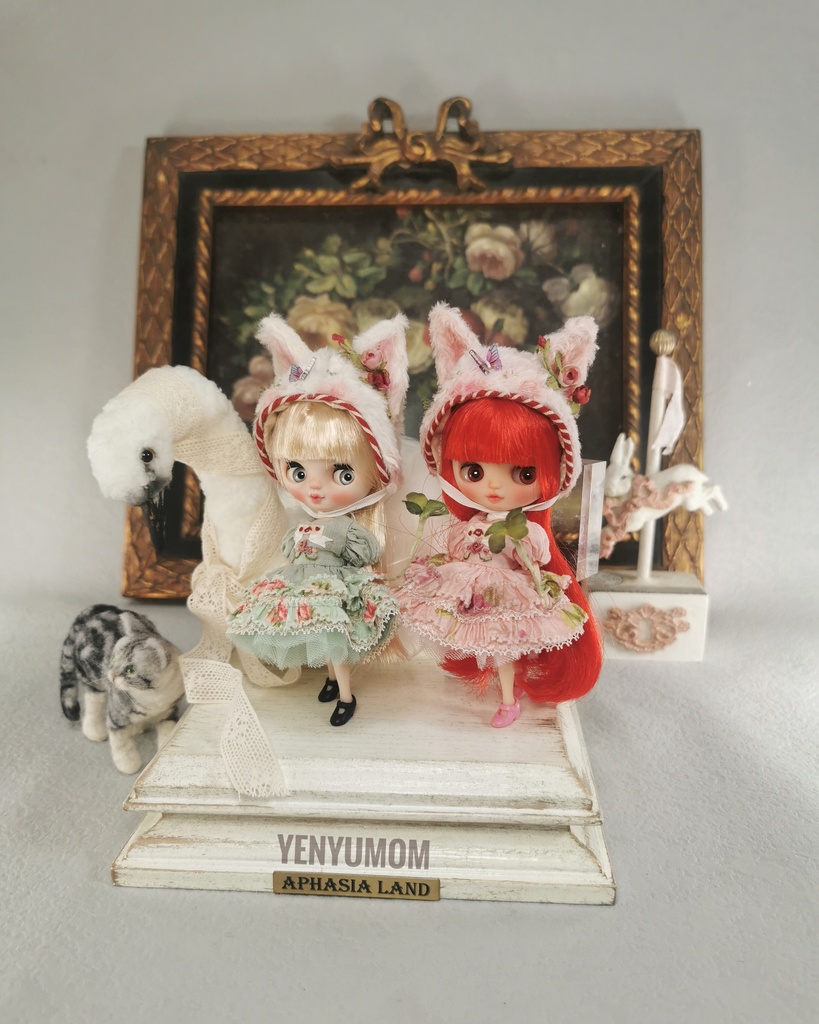 【クローバーキティドレスセット】プチブライス / Yenyumom
