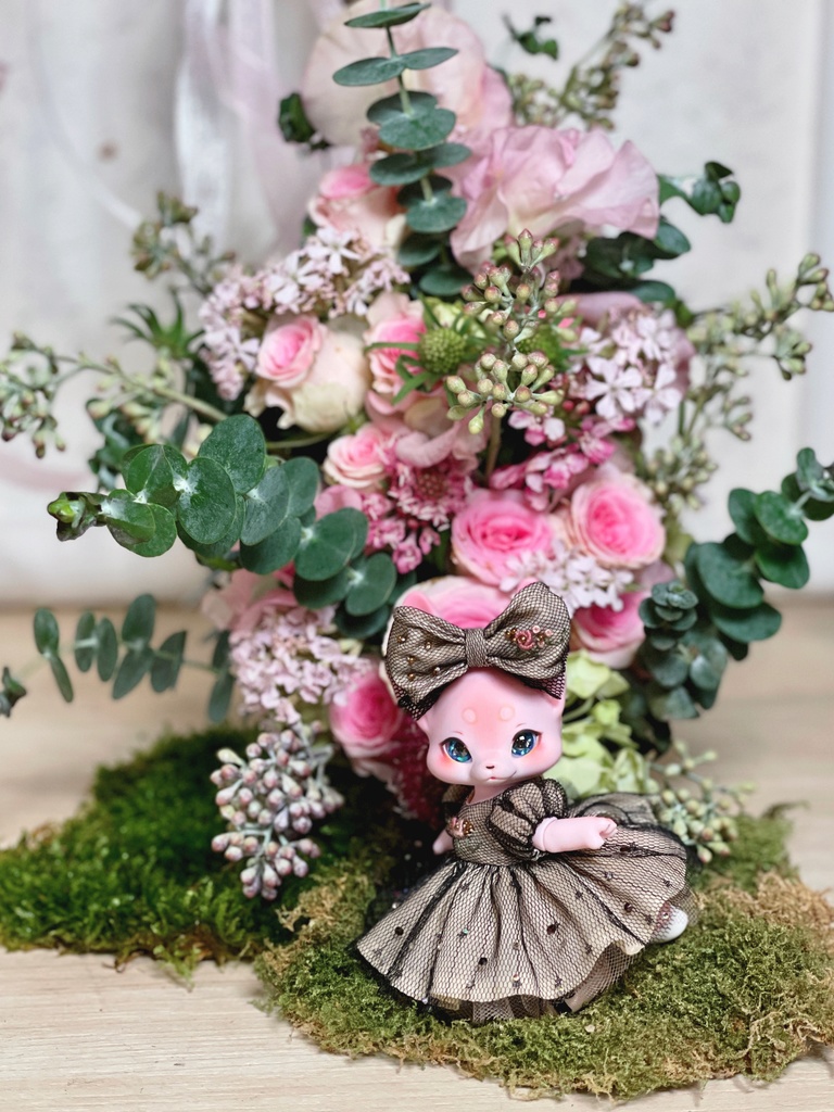 【星紗の夜歩き 刺繍ワンピースセット】KUMUKUKU / Yenyumom