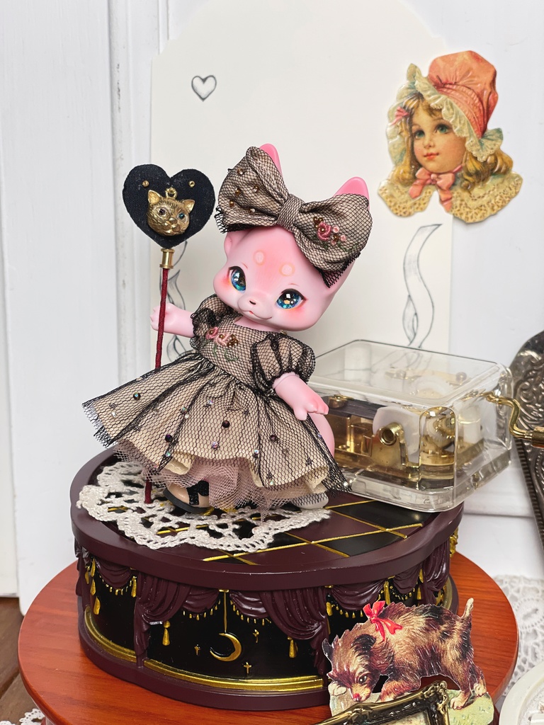 【星紗の夜歩き 刺繍ワンピースセット】KUMUKUKU / Yenyumom