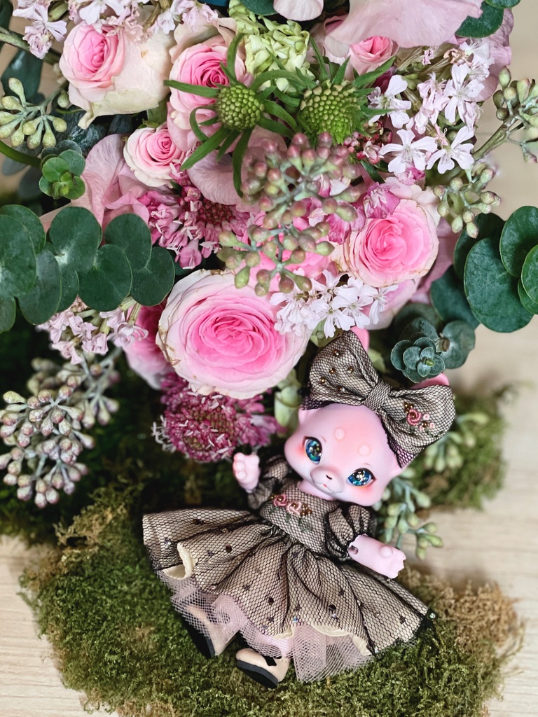 【星紗の夜歩き 刺繍ワンピースセット】KUMUKUKU / Yenyumom