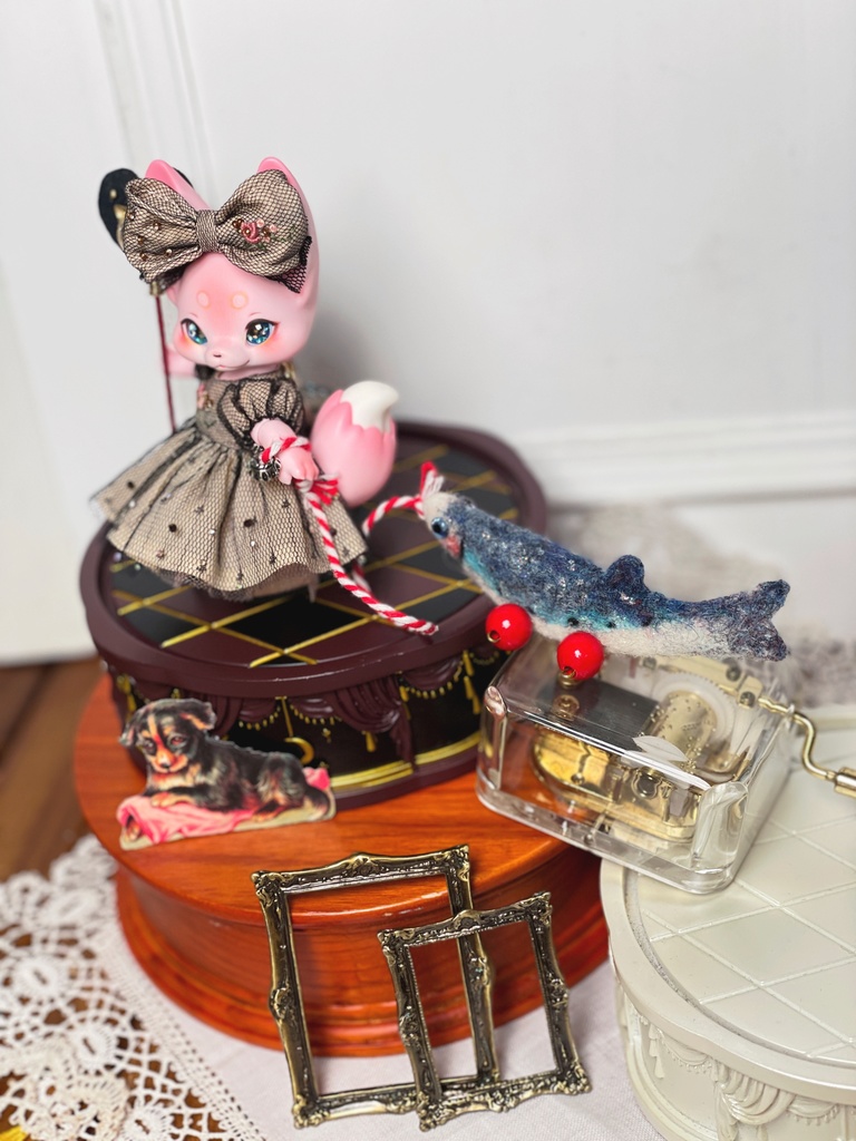 【星紗の夜歩き 刺繍ワンピースセット】KUMUKUKU / Yenyumom