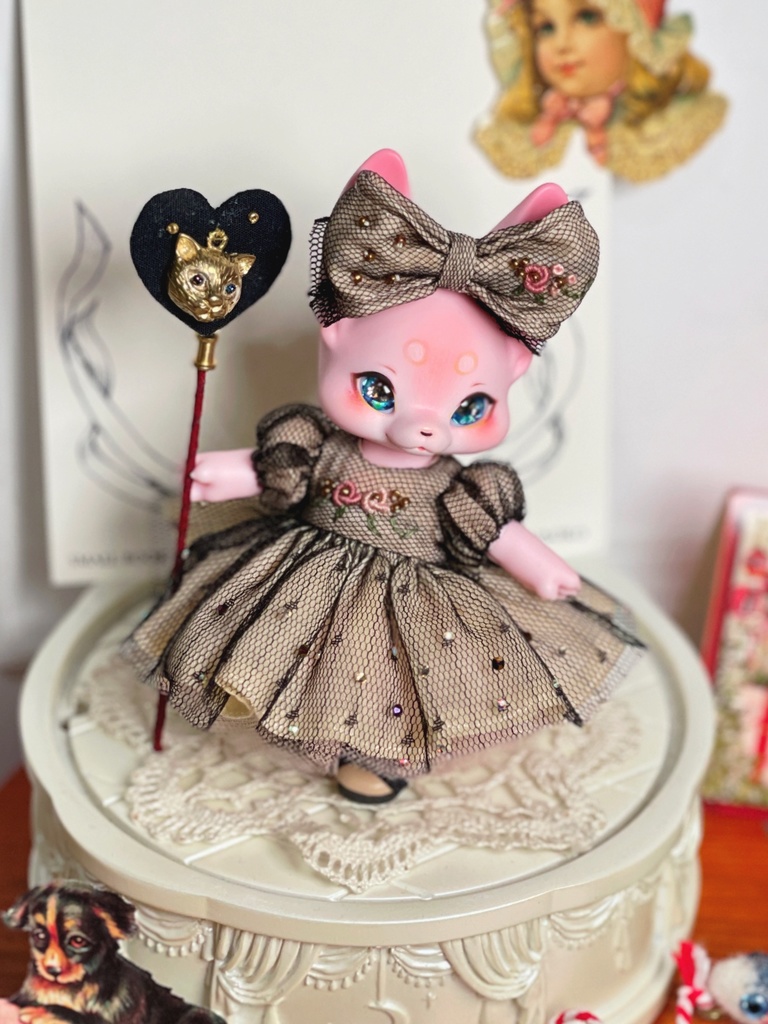 【星紗の夜歩き 刺繍ワンピースセット】KUMUKUKU / Yenyumom