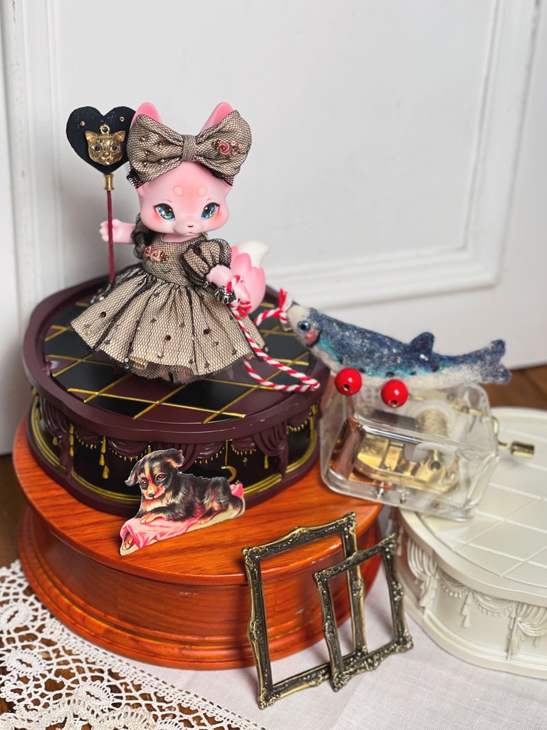 【星紗の夜歩き 刺繍ワンピースセット】KUMUKUKU / Yenyumom