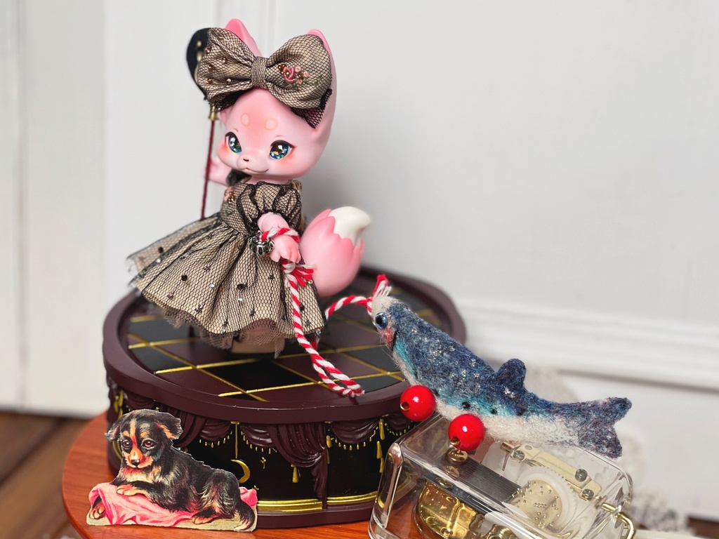 【星紗の夜歩き 刺繍ワンピースセット】KUMUKUKU / Yenyumom