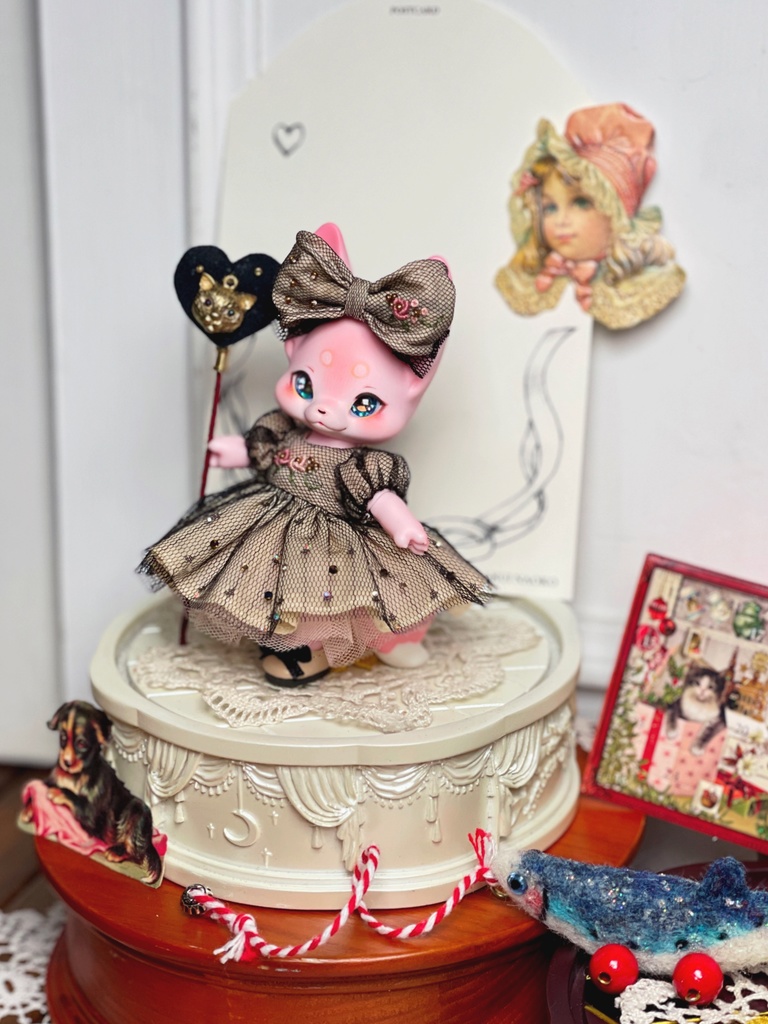 【星紗の夜歩き 刺繍ワンピースセット】KUMUKUKU / Yenyumom