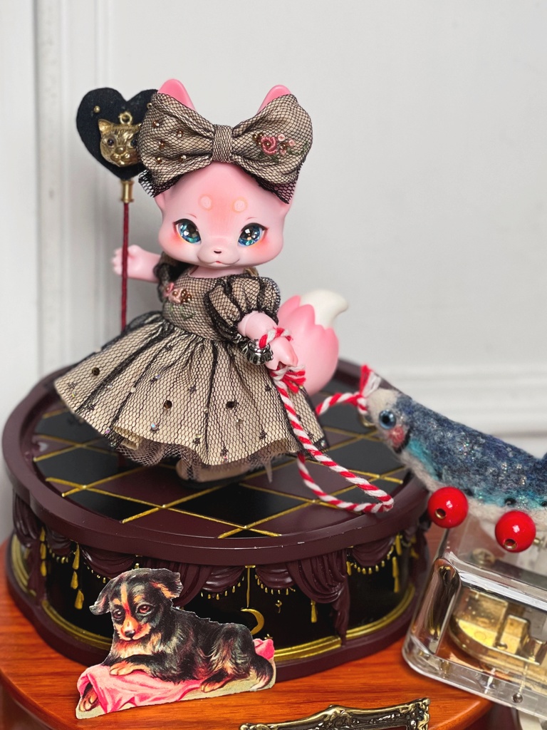 【星紗の夜歩き 刺繍ワンピースセット】KUMUKUKU / Yenyumom