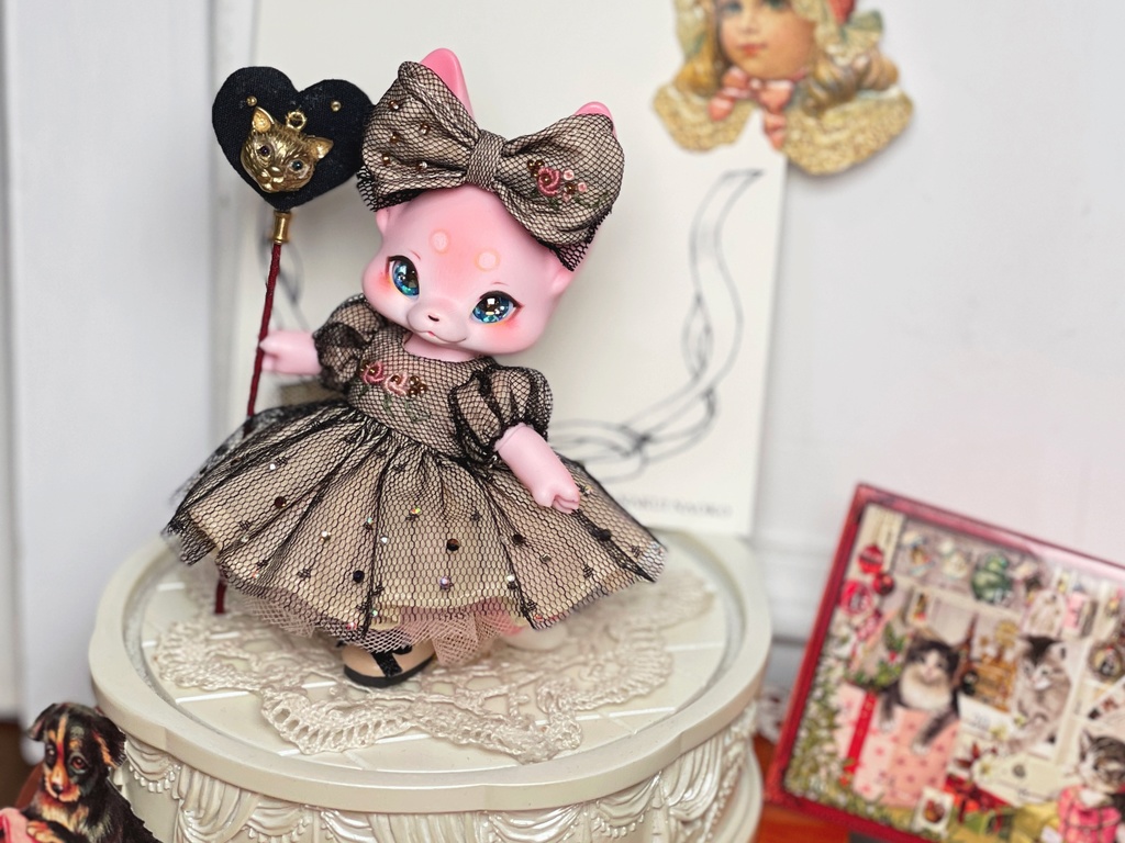 【星紗の夜歩き 刺繍ワンピースセット】KUMUKUKU / Yenyumom