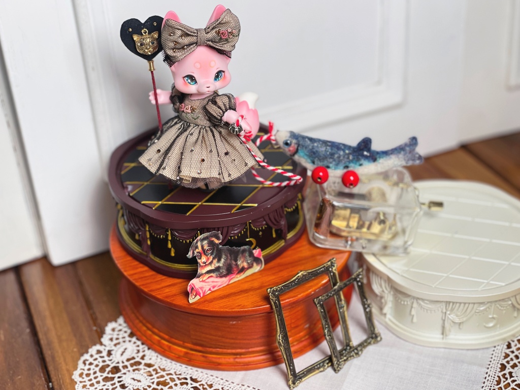 【星紗の夜歩き 刺繍ワンピースセット】KUMUKUKU / Yenyumom