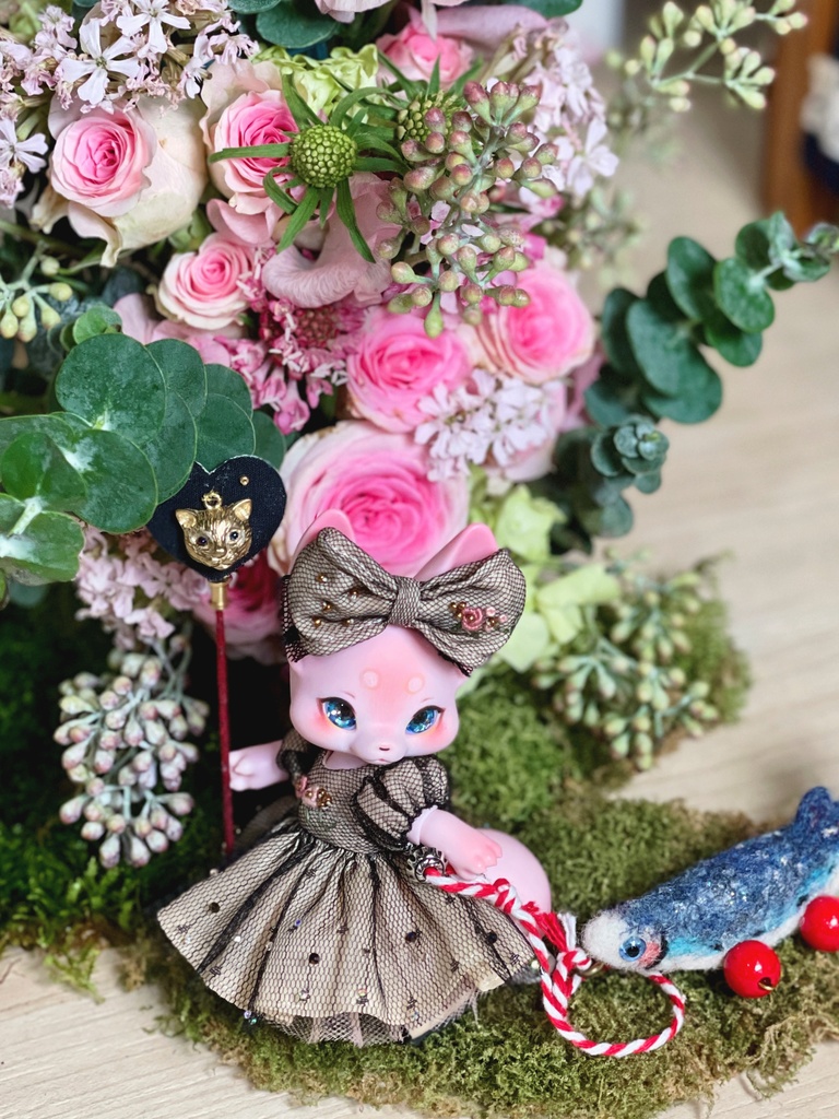 【星紗の夜歩き 刺繍ワンピースセット】KUMUKUKU / Yenyumom