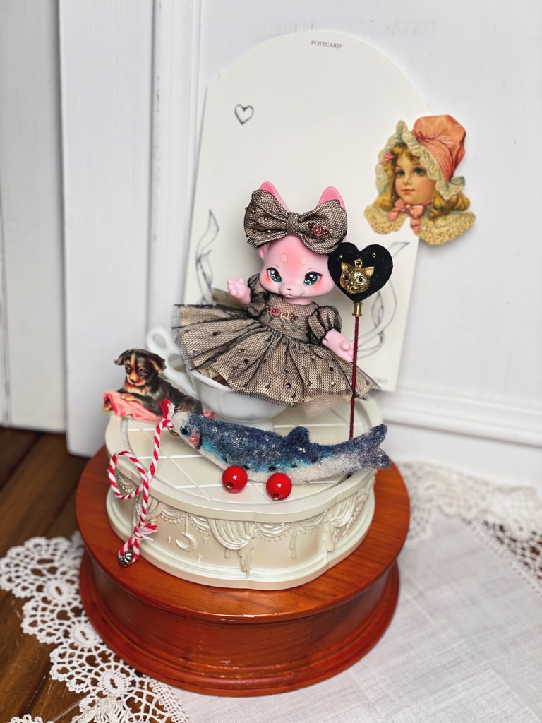 【星紗の夜歩き 刺繍ワンピースセット】KUMUKUKU / Yenyumom