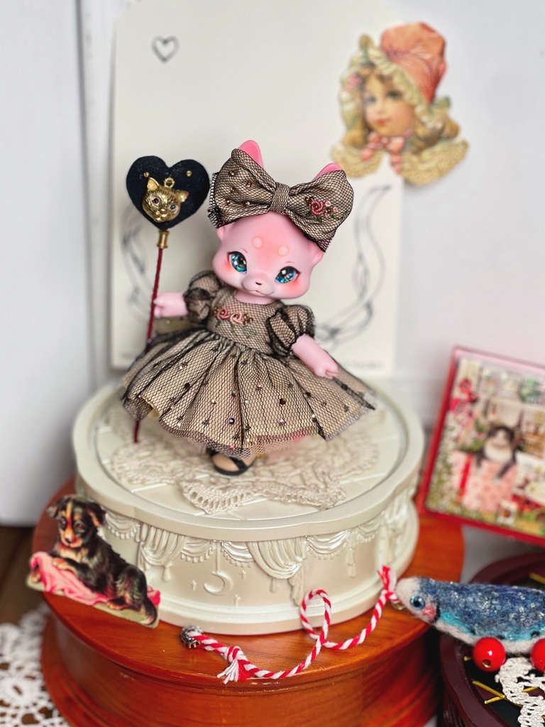 【星紗の夜歩き 刺繍ワンピースセット】KUMUKUKU / Yenyumom