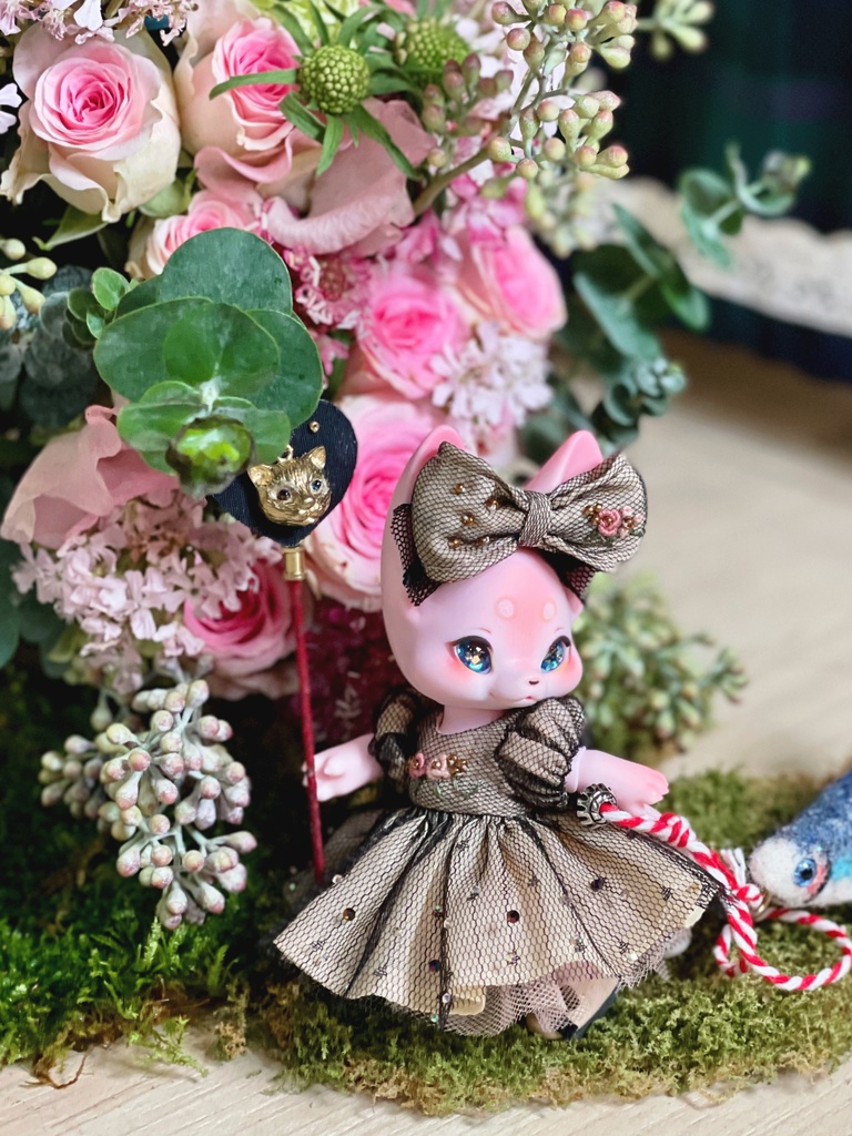 【星紗の夜歩き 刺繍ワンピースセット】KUMUKUKU / Yenyumom