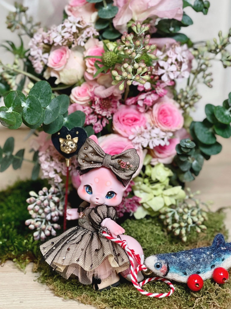 【星紗の夜歩き 刺繍ワンピースセット】KUMUKUKU / Yenyumom