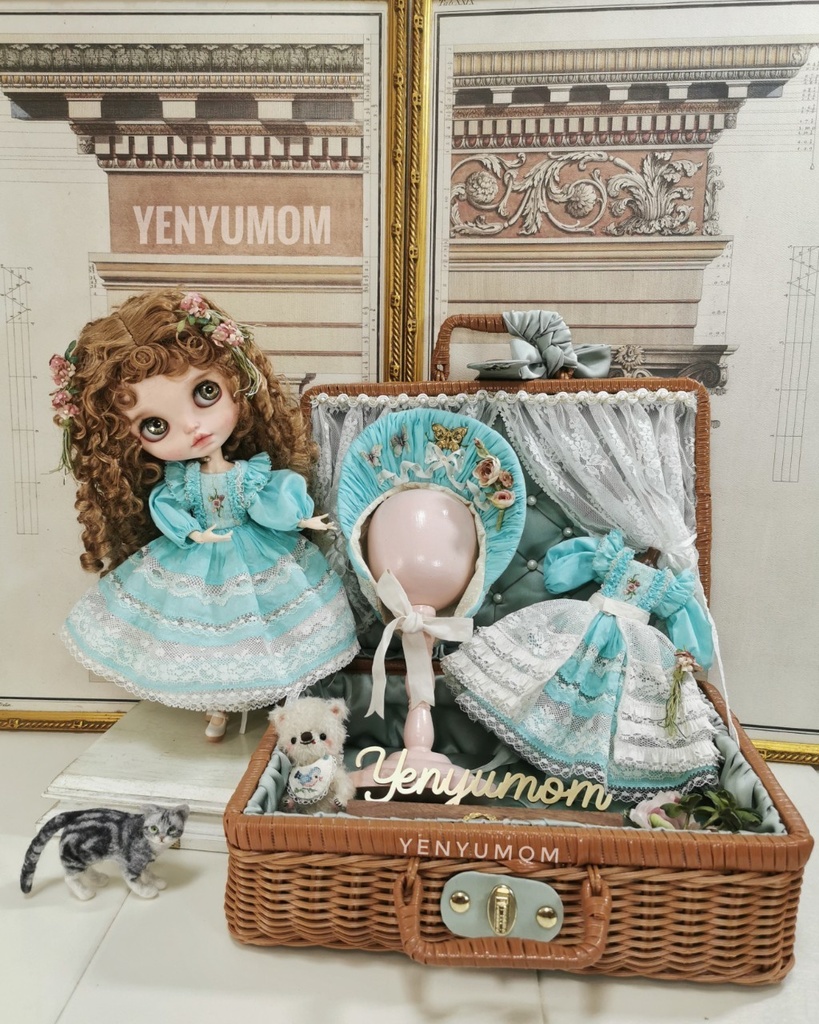 【金色ミントキャンディのお洋服セット】ネオブライス momoko OB24 / Yenyumom