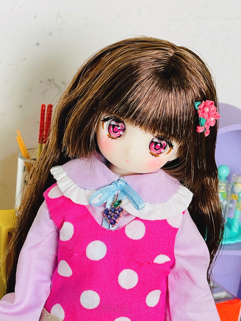 【グレープ ネックレス】JIWU-6NK-GP ネオブライス momoko OB24 Kumukuku Azone AngelPhilia