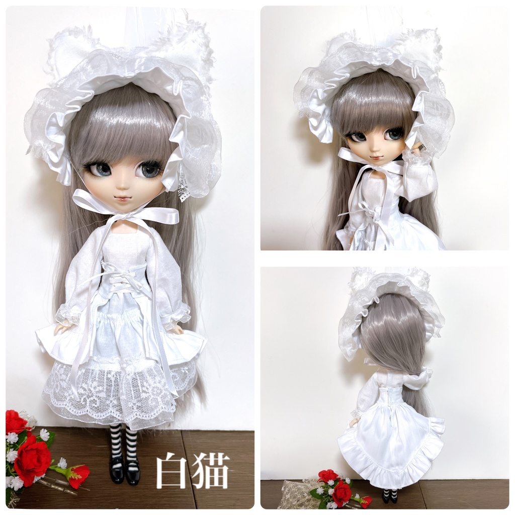 【即納品】1/6サイズ*コルセットワンピースセット(全2色)