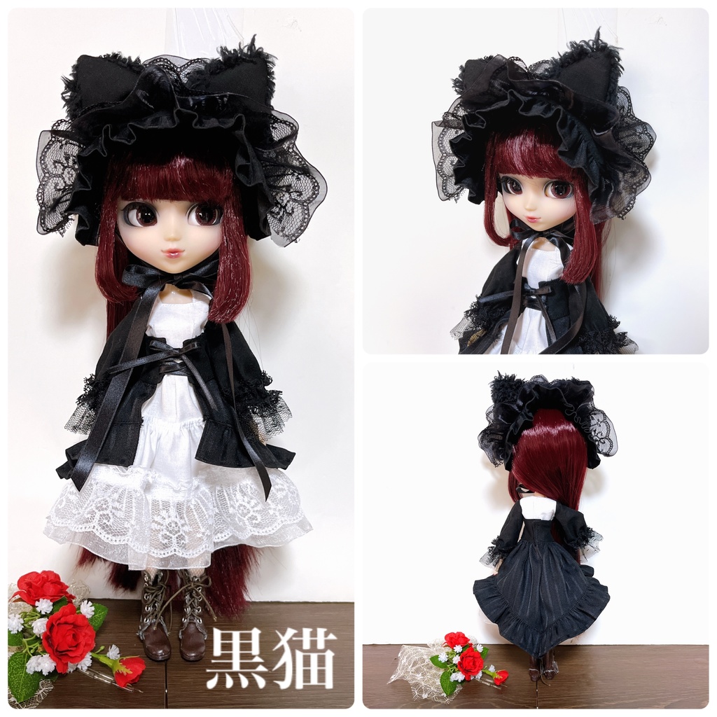 【即納品】1/6サイズ*コルセットワンピースセット(全2色)