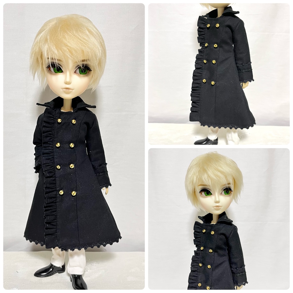【受注生産】1/6サイズ*編み上げフリルコート