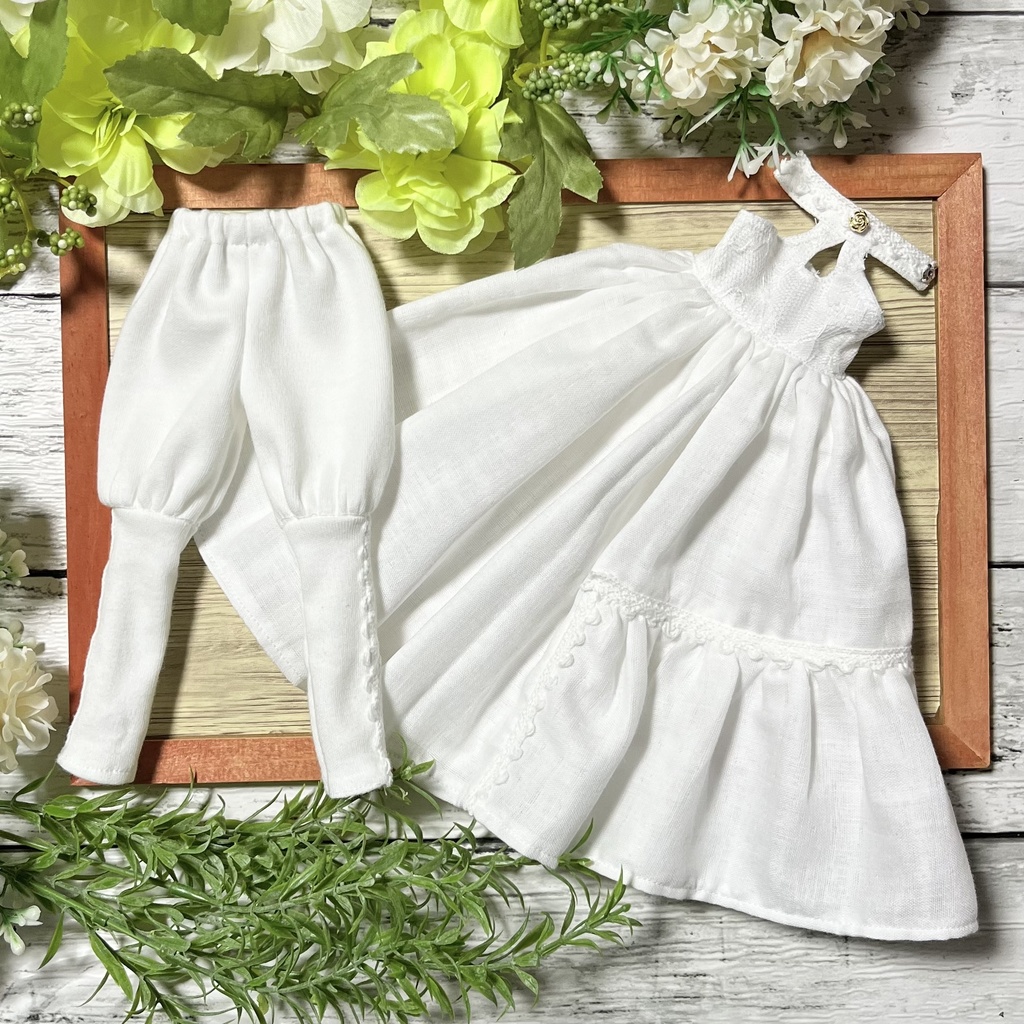 【即納品】1/6サイズ*ワンピースセット(ホワイト)