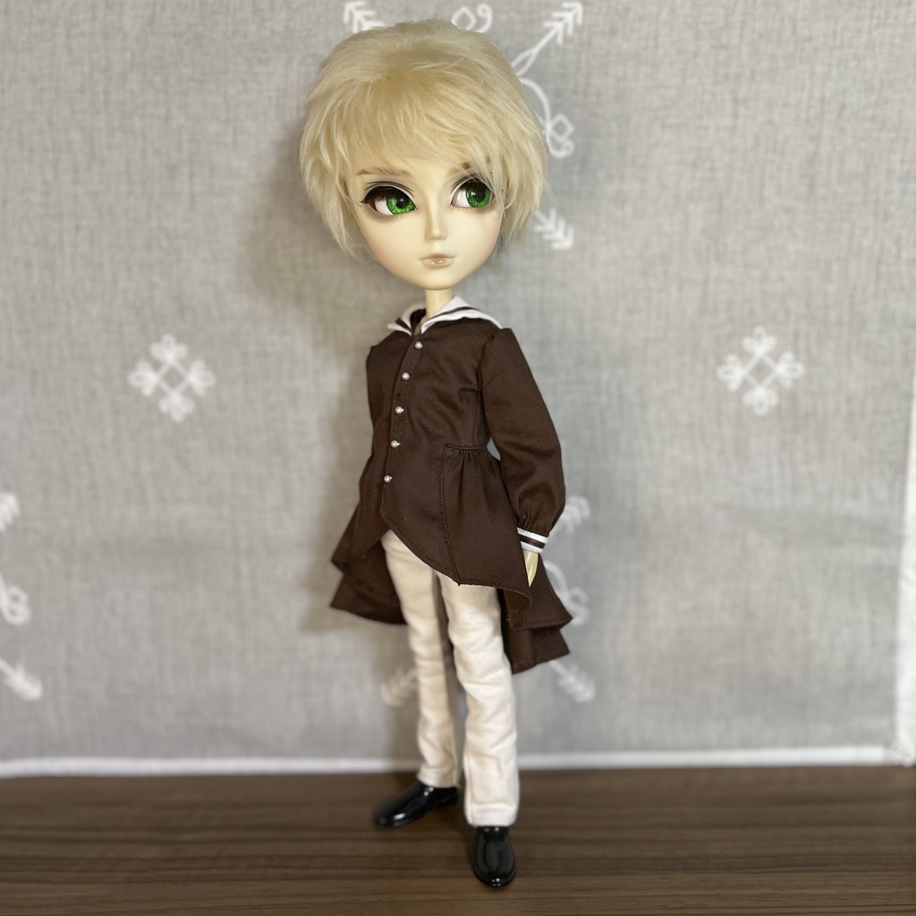 【即納品】セーラーカラーのフィッシュテールブラウス