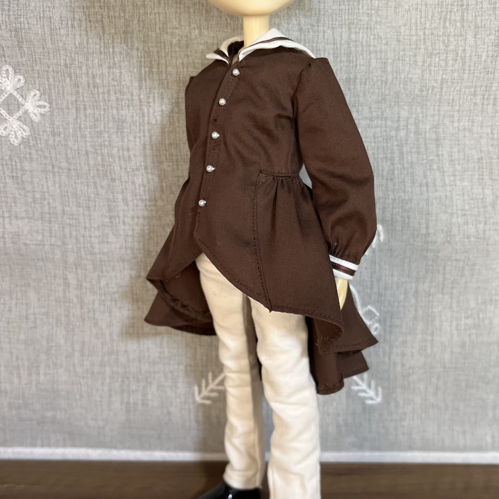 【即納品】セーラーカラーのフィッシュテールブラウス