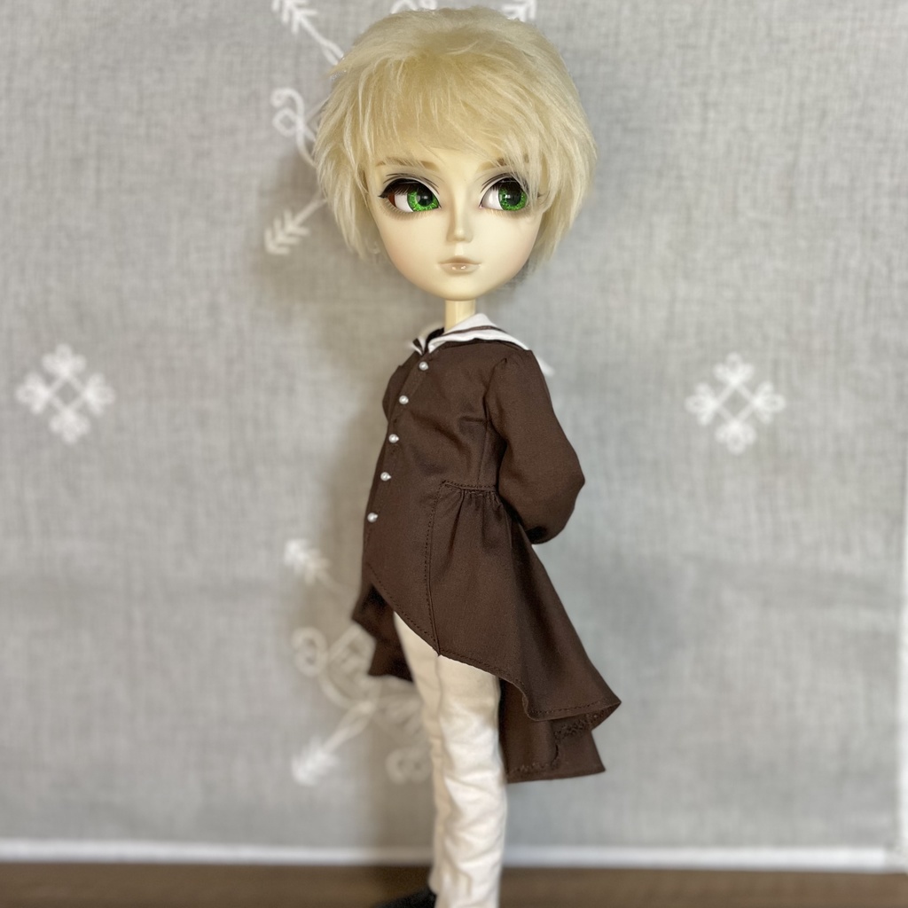 【即納品】セーラーカラーのフィッシュテールブラウス