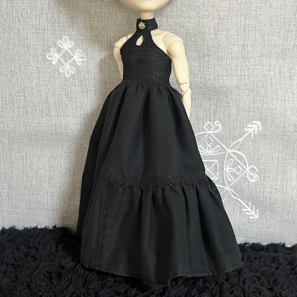 【即納品】1/6サイズ*ワンピースセット(ブラック)