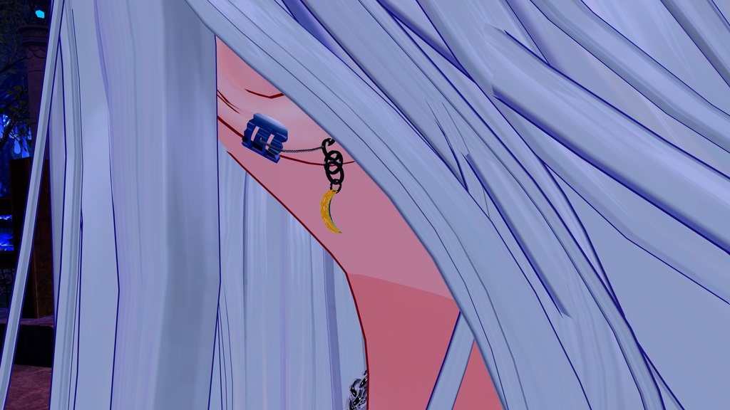 月のピアス(Moon Piace)