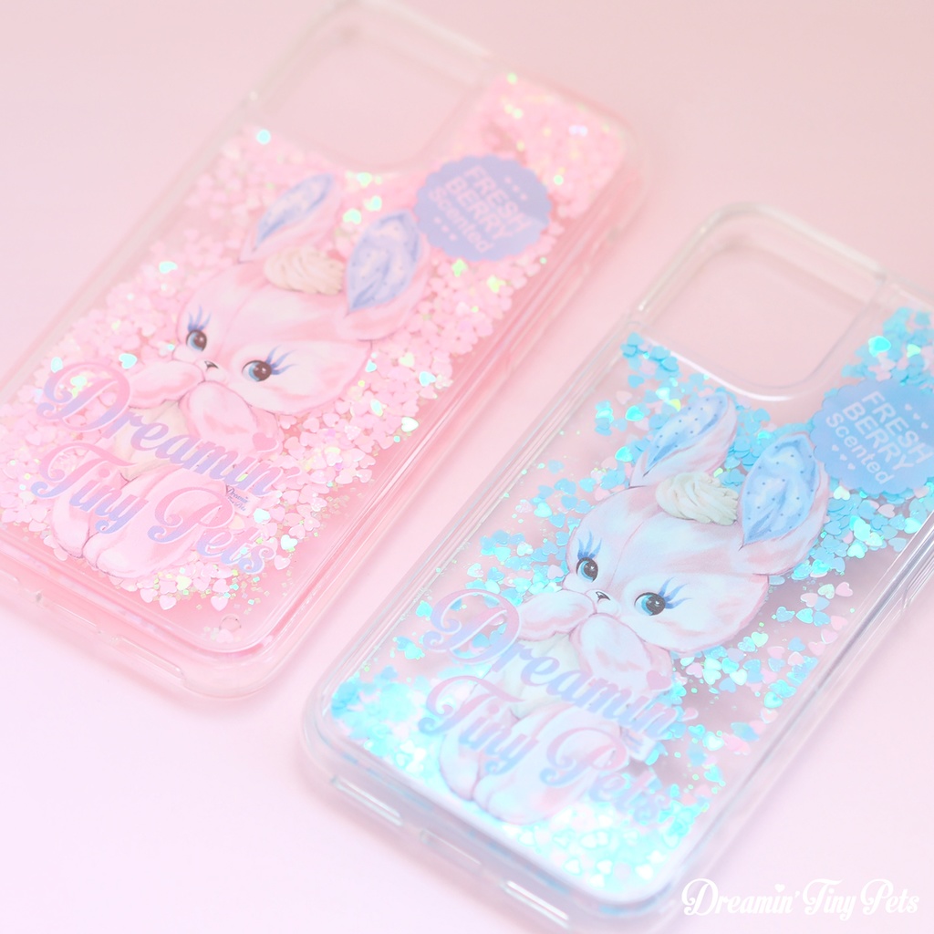 グリッター Iphone ケース Plush Berry Bunny Dreamin Tiny Pets By Maki Booth