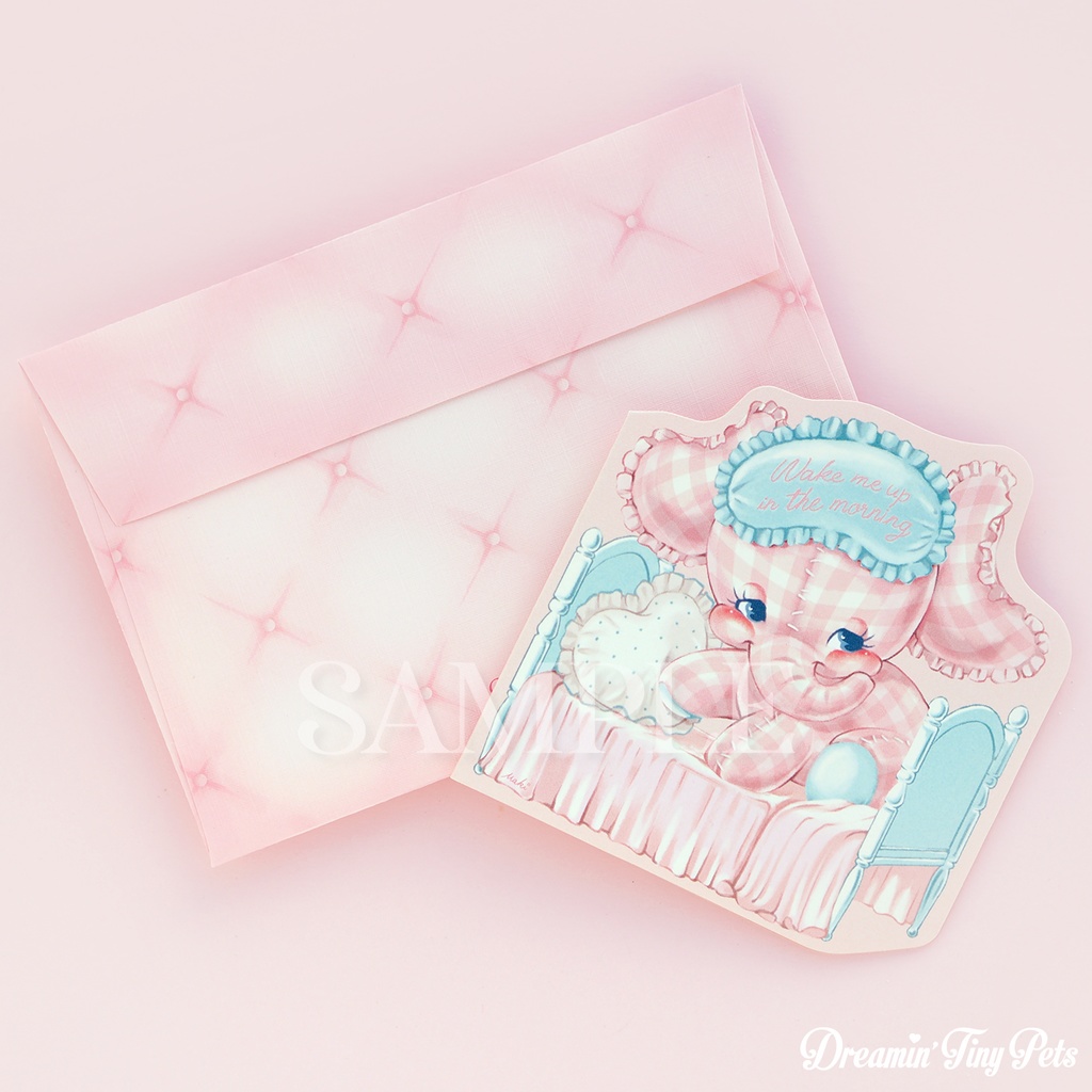 メッセージカード / Ruffle Elephant