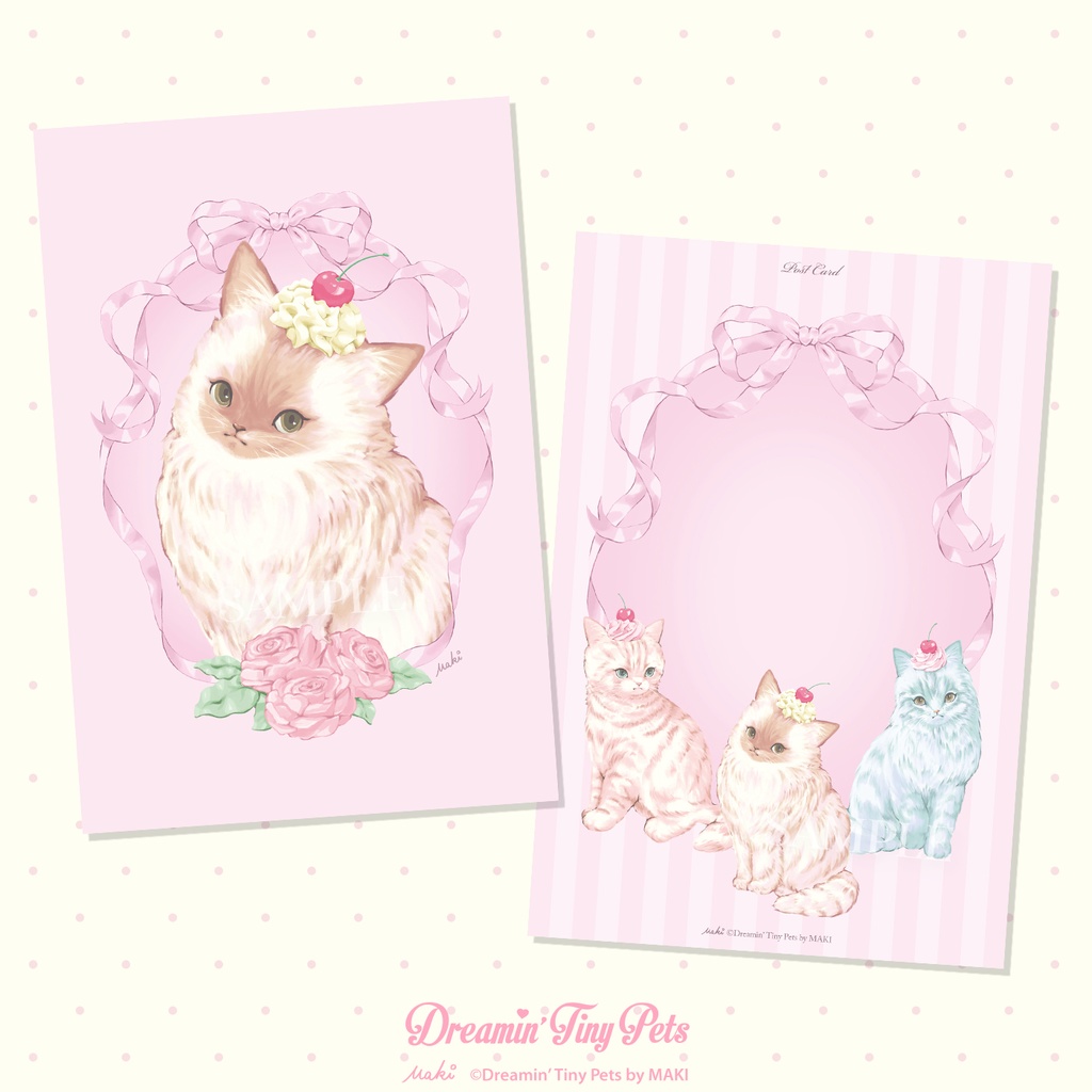 ポストカードセット / Sugary Cats