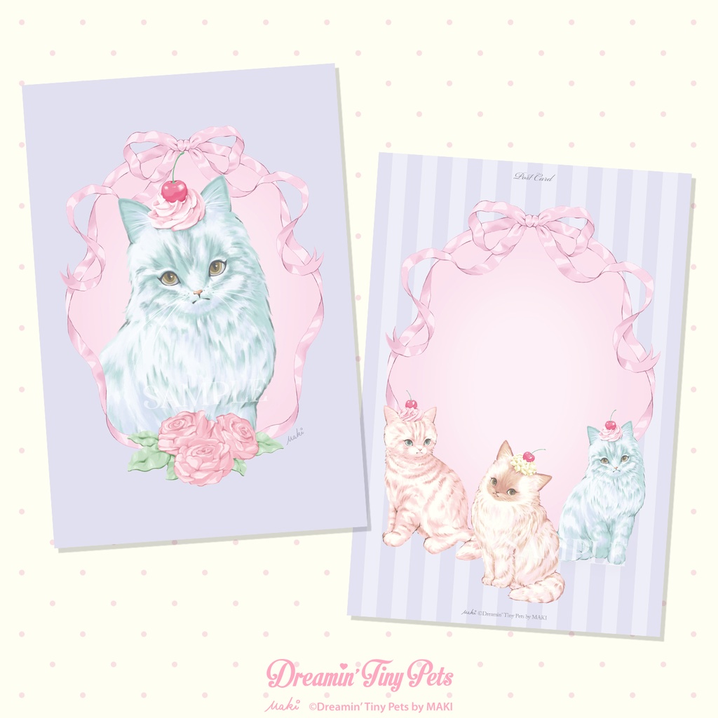 ポストカードセット / Sugary Cats