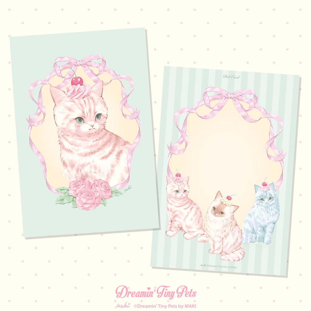 ポストカードセット / Sugary Cats