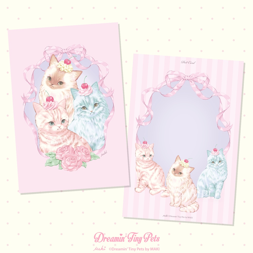 ポストカードセット / Sugary Cats