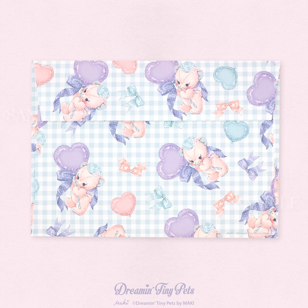 レターセット / Lavender Balloon Bear