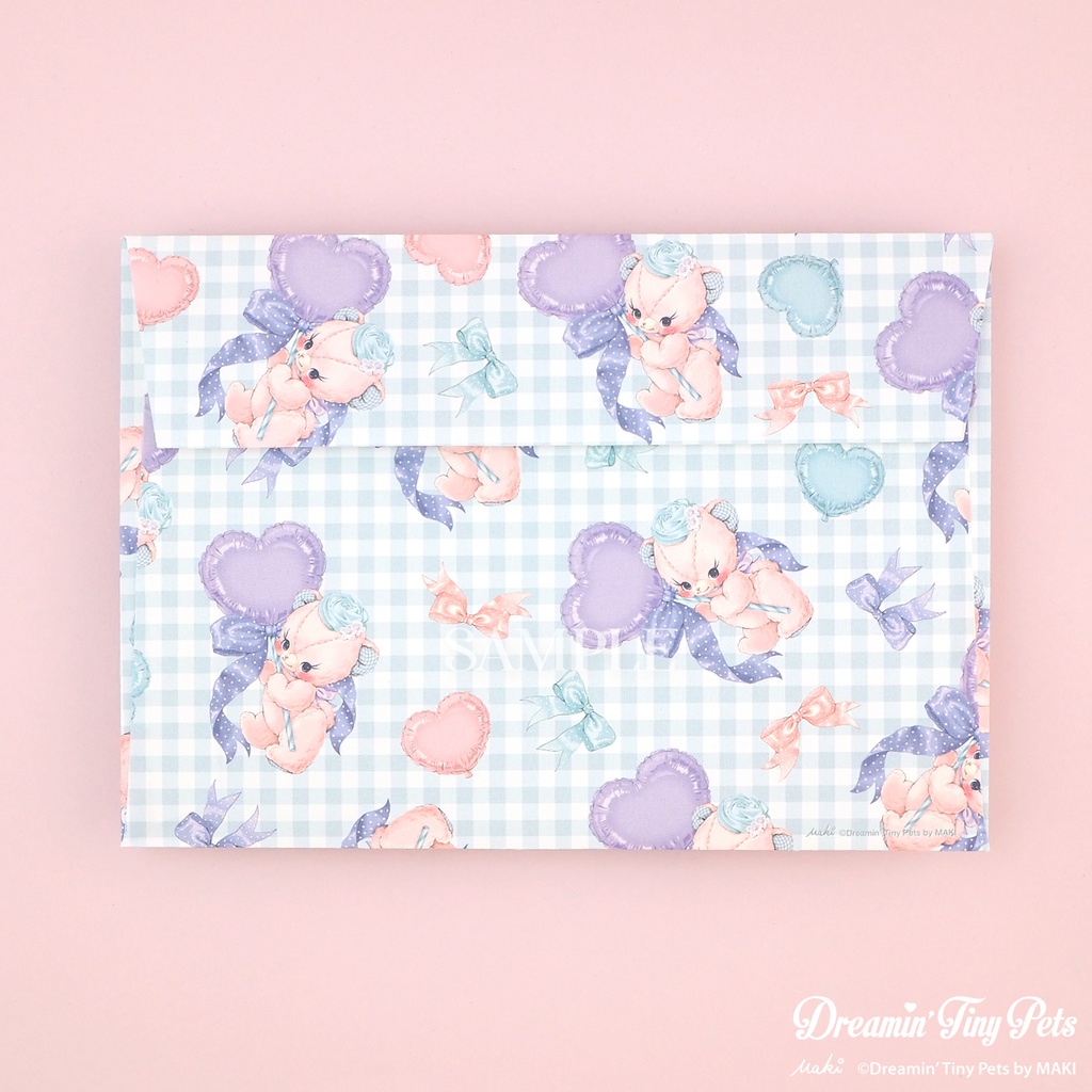 メッセージカード / Lavender Balloon Bear