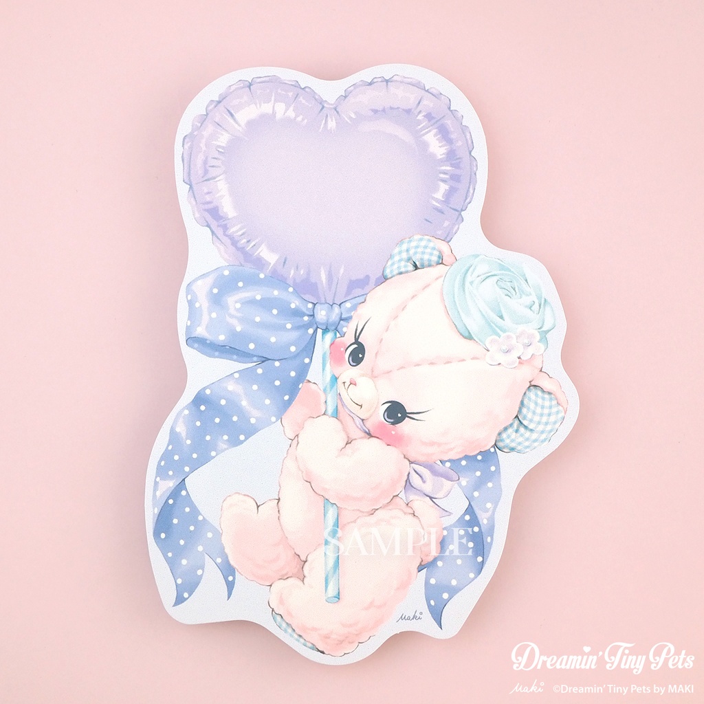 メッセージカード / Lavender Balloon Bear