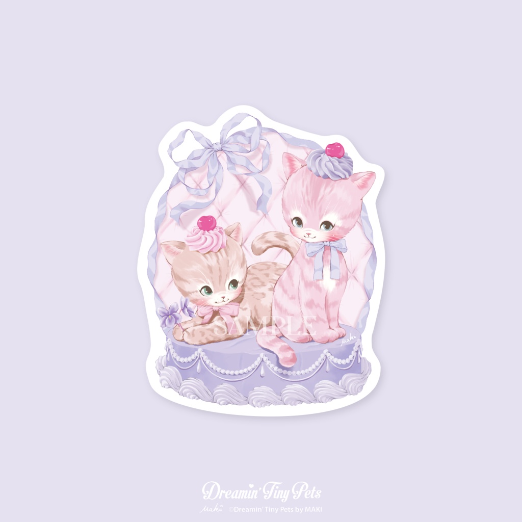 【SALE】ポストカードセット&ステッカーセット / Lavender KITS