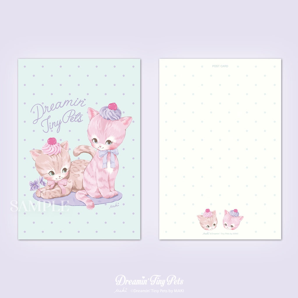 【SALE】ポストカードセット&ステッカーセット / Lavender KITS